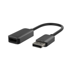 Belkin AVC011btSGY-BL 0,22 m DisplayPort HDMI Noir