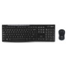 Logitech Wireless Combo MK270 clavier Souris incluse USB AZERTY Français Noir