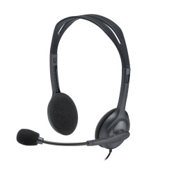 Logitech H111 Casque Avec fil Arceau Bureau Centre d'appels Noir