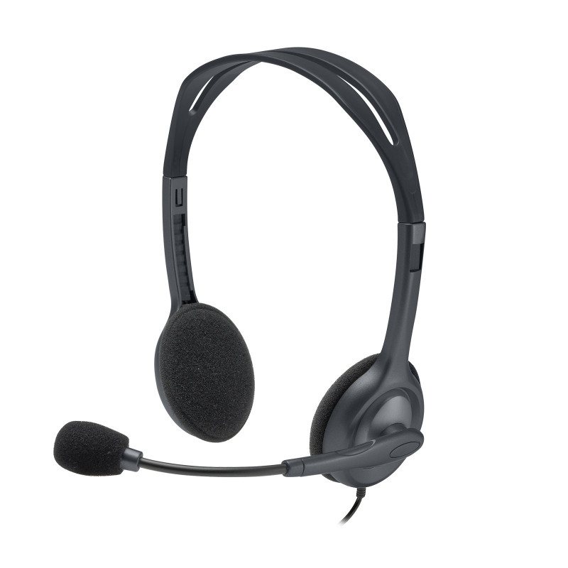 Logitech H111 Casque Avec fil Arceau Bureau Centre d'appels Noir