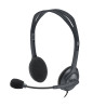 Logitech H111 Casque Avec fil Arceau Bureau Centre d'appels Noir