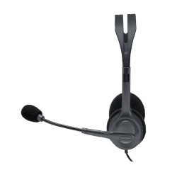 Logitech H111 Casque Avec fil Arceau Bureau Centre d'appels Noir