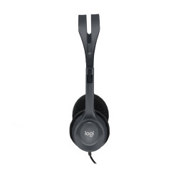 Logitech H111 Casque Avec fil Arceau Bureau Centre d'appels Noir