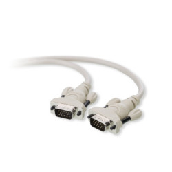 Belkin F2N028BT3M câble VGA 4,57 m HDDB15 VGA (D-Sub) Beige, Noir