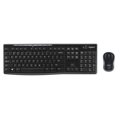 Logitech Wireless Combo MK270 clavier Souris incluse USB AZERTY Français Noir Logitech Wireless Combo MK270 clavier Souris incluse USB AZERTY Français Noir