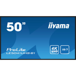 iiyama LE5041UHS-B1 affichage de messages Panneau plat de signalisation numérique 125,7 cm (49.5") LCD 350 cd m² 4K Ultra HD